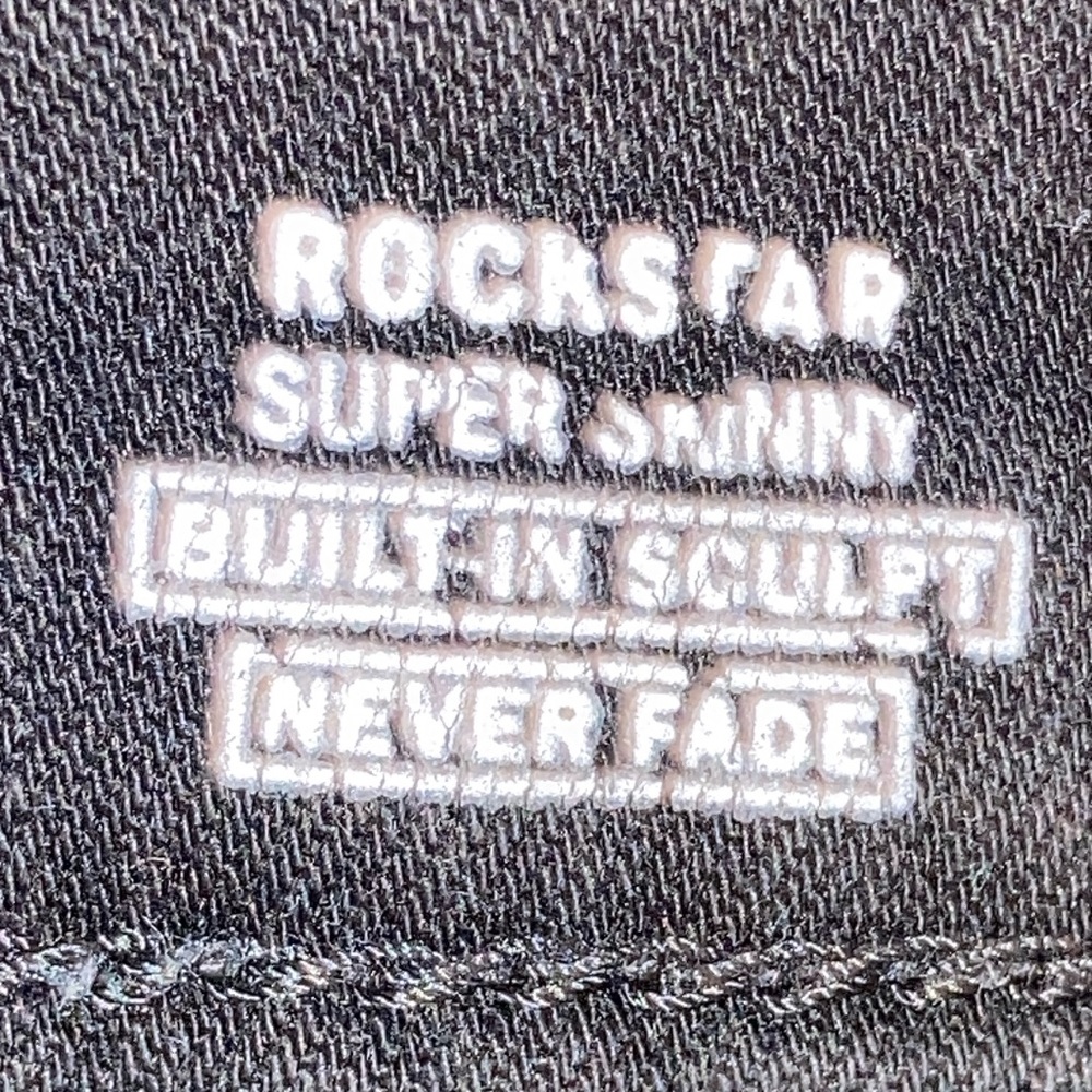 Old Navy Women's Skinny Jeans Rockstar Super Skinny Black - Picture 2 of 5